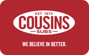 Cousins Subs® gift card