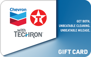 Chevron and Texaco gift card