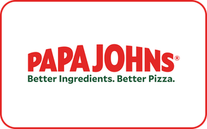 Papa John's gift card
