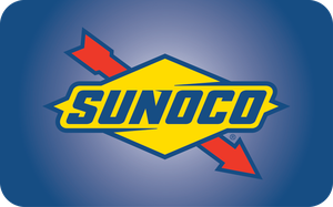 Plastic Sunoco gift card