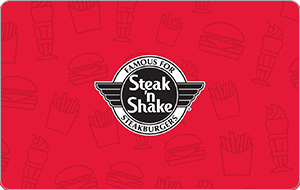 Steak and Shake gift card