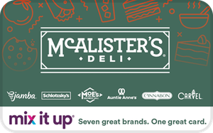 McAlister’s Deli – Mix It Up® gift card