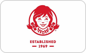 Wendy's gift card
