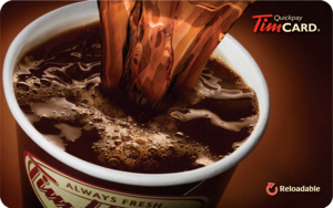 Tim Hortons Canada gift card