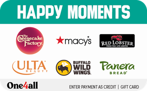 One4all Happy Moments gift card