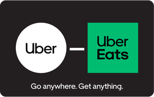 Uber Cobranded gift card
