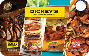 Dickey's Restaurant gift card
