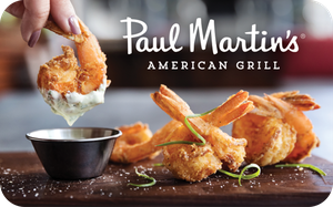 Paul Martin's American Grill gift card