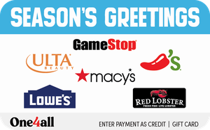 One4all Season's Greetings gift card