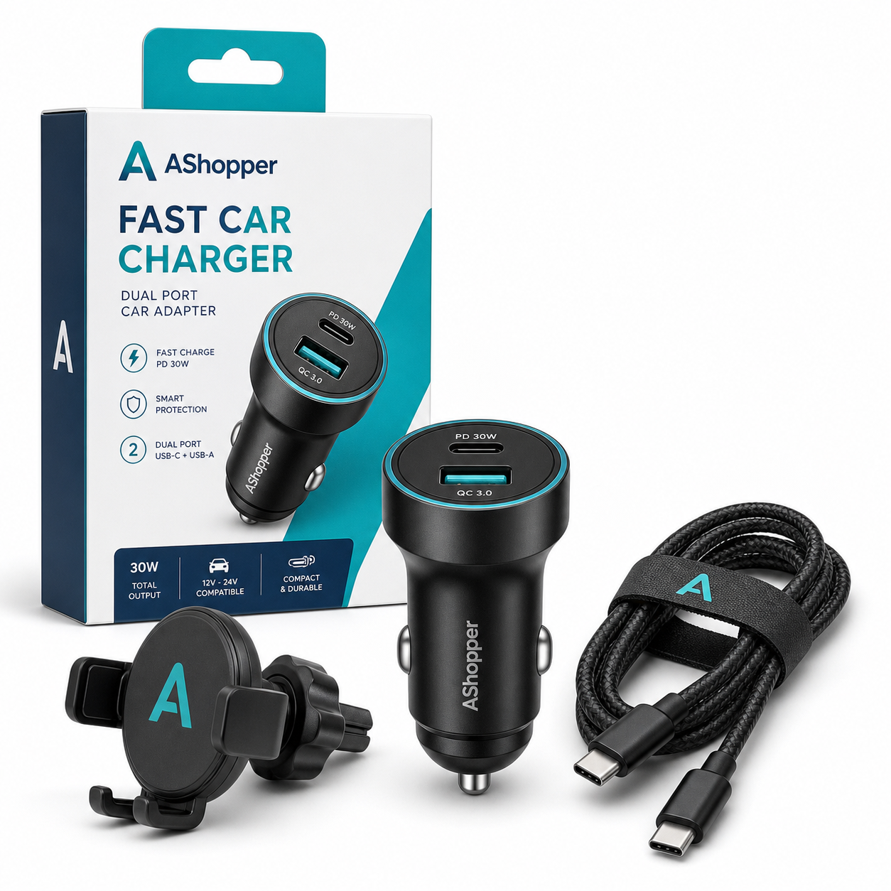 DashCharge GaN Travel Charger